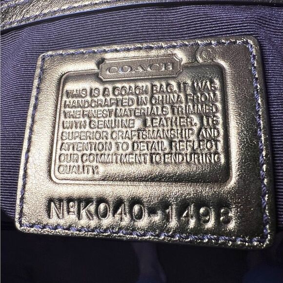 COACH Hampton 1498 Vintage Special Edition Fall ‘04 Bronze Suede Leather Satchel - Picture 14 of 15